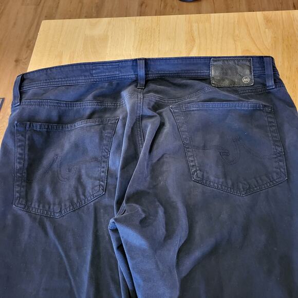 AG Adriano Goldschmied Everett Slim Straight Black 38x32 Jeans - Picture 16 of 16